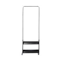 ARMARIO WARDROBE METAL BLACK 56x31xH152cm PRC