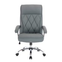 COMFY CHAIR DESK FABRIC BLUE METAL CHROME 66,5x67,