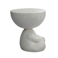 BEAR SIDE TABLE MgO TERRAZZO 38x38xH43cm PRC