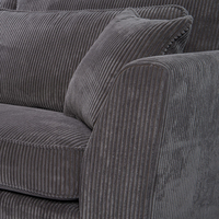 FOREVER SOFA CORNER RIGHT EASY CLEAN FABRIC GREY E1 EU