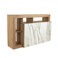 TUNUSIA SIDEBOARD MELAMINE ARTISAN OAK MARBLE 146x42xH93cm E1 EU
