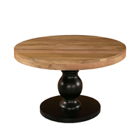 FUOCO2 TABLE WOOD MANGO NATURAL BLACK IN