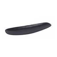 DHOTI BOWL ALUMINIUM BLACK 43x13xH5cm IN