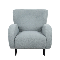 ONE & ONLY ARMCHAIR FABRIC MINT WOOD BLACK E1 PRC