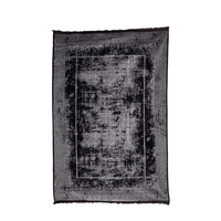 MEANDRA CARPET FABRIC BLACK GREY DARK 200x300xH1cm