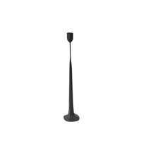 BLUR BLACK CANDLE HOLDER METAL BLACK D7,62xH41,91c