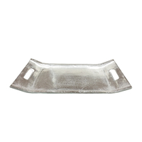 OFFRO TRAY ALUMINIUM SILVER 37x19,5xH3,5cm IN