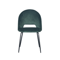 TOKYO CHAIR FABRIC GREEN DARK METAL BLACK E1 PRC