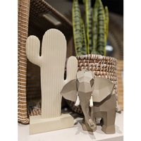 ZOO DECO ELEPHANT POLYRESIN BEIGE 16,5x11xH16,5cm