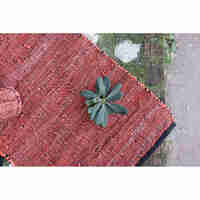 MAROCCO CARPET LEATHER ORANGE 70x150cm IN