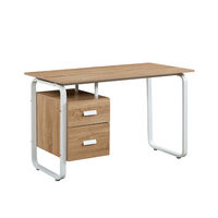 VOLER DESK 2DRAWERS CHIPBOARD WITH MELAMINE CARTA NATURAL WHITE 120x60xH75cm E1 PRC