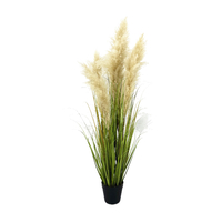 GRASS 5 ARTIFICIAL PLANT GREEN BROWN BEIGE H122cm