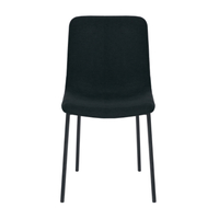 VIENNA CHAIR FABRIC BLACK METAL BLACK E1 PRC