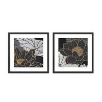 FIGERES PAINTING SET 2PCS MDF MULTICOLOR PAPER FRA