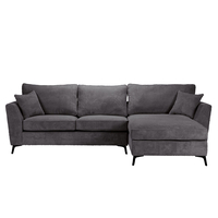 BOEL SOFA CORNER RIGHT EASY CLEAN FABRIC GREY E1 EU