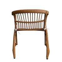 SIRENE ARMCHAIR WITH ARM PE WOVEN NATURAL 58x65xH77,5cm PRC