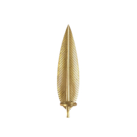 BAY CANDLE HOLDER WALL METAL GOLD 11x10xH50cm PRC