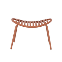 NADIN ARMCHAIR SET 2PCS PP TERRACOTTA PRC