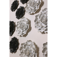 ROSA DECO WALL POLYRESIN BLACK 25x4,5xH24cm PRC