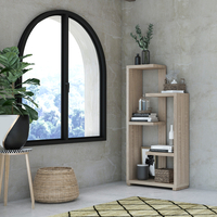 MEZZO BOOKCASE HONEYCOMB SONOMA CHIPBOARD WITH MELAMINE 79x29xH160cm E1 PRC