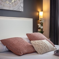 SEMI DECOR CUSHION COTTON POLYESTER BEIGE 30x50cm