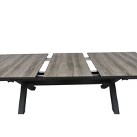 SORPRESA TABLE ALUMINIUM GREY GREY DARK 202x101xH7