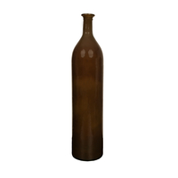 CRUSHED CARAMEL BOTTLE RECYCLED GLASS CARAMEL D12x