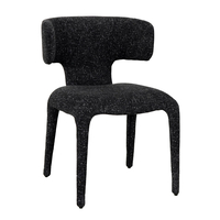 CAPO CHAIR FABRIC BLACK METAL E1 PRC