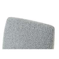 ARM CHAIR FABRIC GREY LIGHT METAL BLACK MAT E1 PRC