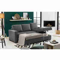 ALDO CRISTIANO SOFA BED REVERSABLE CODE CHENILLE GREY DARK R465 E1 EU