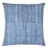 FLOW DECOR CUSHION COTTON BLUE 60x60cm IN