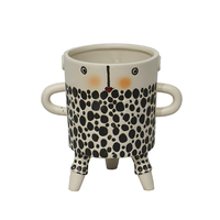 PERSON 2 PLANTER CERAMIC WHITE 18,8x12,5xH18,8cm P