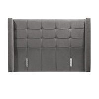 NOVEL BED WITH STORAGE (FOR MATTRESS 160x200cm) CHENILLE GREY DARK 07-780 E1 TR