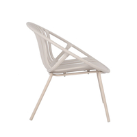 NADIN ARMCHAIR SET 2PCS PP OFF WHITE PRC