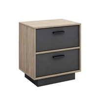 IMAGE NIGHTSTAND MELAMINE SONOMA GREY DARK E1 EU