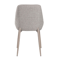 CALIPER CHAIR FABRIC BROWN CAPPUCCINO METAL CAPPUCCINO PRC