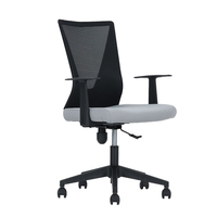 VITA CHAIR DESK FABRIC BLACK GREY 61x60xH104cm E1 PRC
