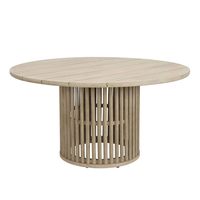 SUMATRA TABLE WOOD ACACIA NATURAL 150x150xH76cm VN