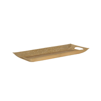 OSCAR TRAY ALUMINIUM CHAMPAGNE 54x23xH4cm IN