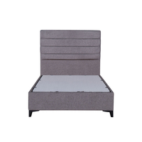 STRATTA BED WITH STORAGE (FOR MATTRESS 120x200cm) FABRIC GREY 34-900 E1 TR