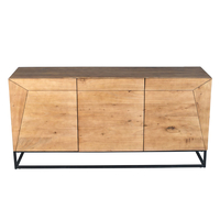 MINGLE SIDEBOARD WOOD ACACIA WALNUT METAL 160x45xH78cm IN