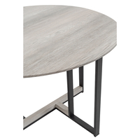 COMBO COFFEE TABLE VENEER SONOMA DECAPE BLACK MDF 60x60xH40cm E1 PRC
