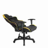 RANGER GAMING CHAIR DESK FABRIC BLACK NYLON YELLOW METAL 52x74xH138cm PRC