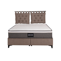 INTERNO BEDBASE WITH STORAGE 160x200cm FABRIC GREY
