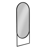 FREE MIRROR METAL BLACK 60x160