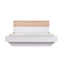 LUCIDO BED MELAMINE WHITE OAK NATURAL E1 PRC
