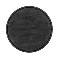 SOHO COFFEE TABLE WOOD MANGO BLACK 65x65xH45cm IN