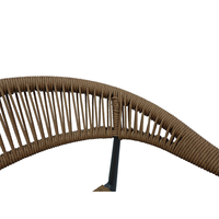 CARLA CHAIR ALUMINIUM BLACK WALNUT 56x59xH78cm PRC