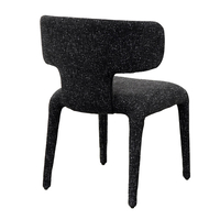 CAPO CHAIR FABRIC BLACK METAL E1 PRC