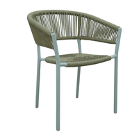 BREEZE CHAIR ALUMINIUM WHITE NATURAL 56x60x78 PRC